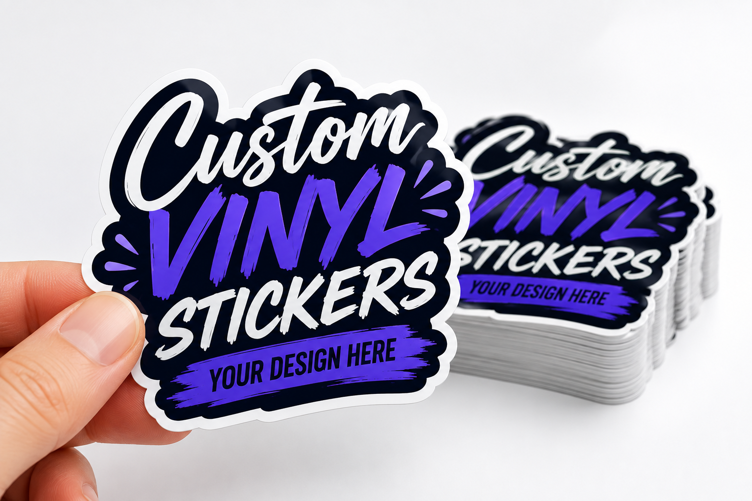 Example custom vinyl sticker